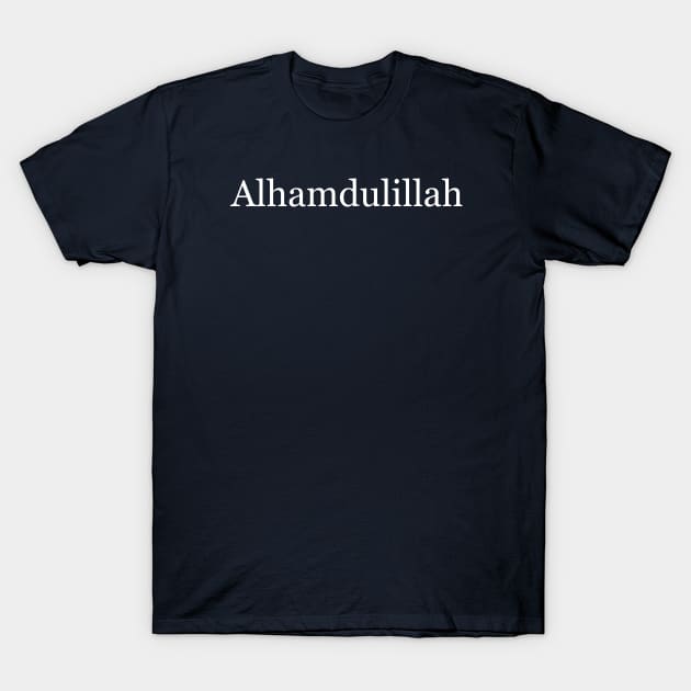 Alhamdulillah T-Shirt by HobbyAndArt